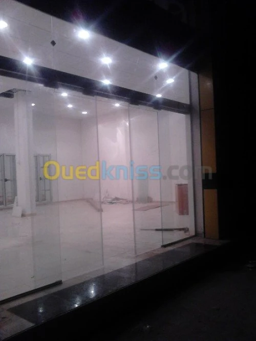 façade en verre trempè
