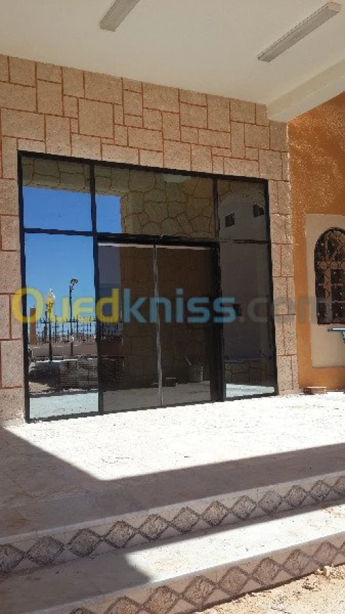 façade en verre trempè