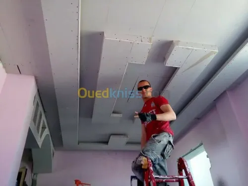 placo platre decoration séparation 