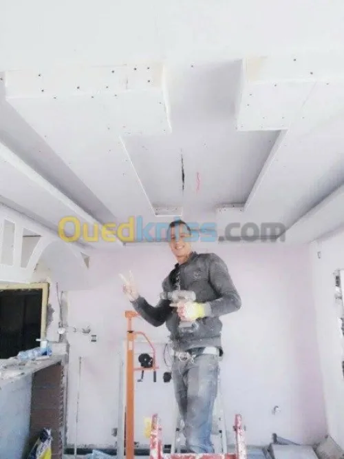 placo platre decoration séparation 