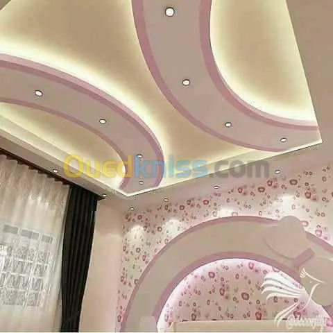 placo platre decoration séparation 