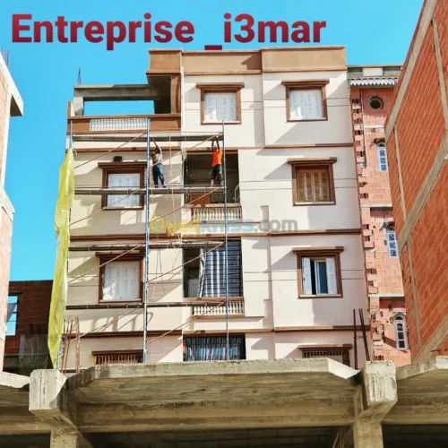 Traitement de façade en enduit monocouche