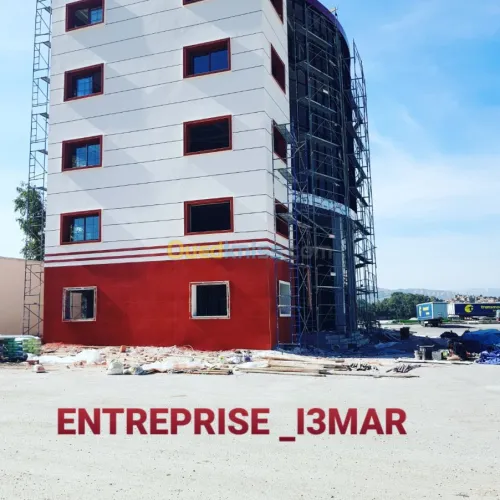 Traitement de façade en enduit monocouche