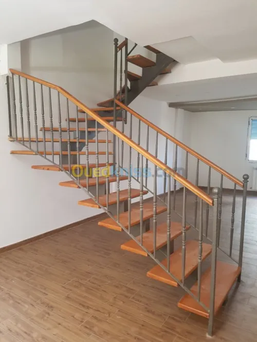 Construction escalier ferronnerie 