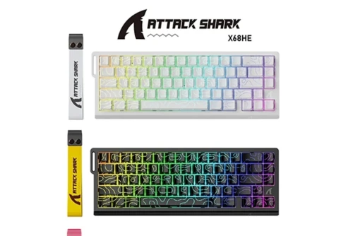 Clavier ATTACK SHARK X68 HE Rapid Trigger BLACK