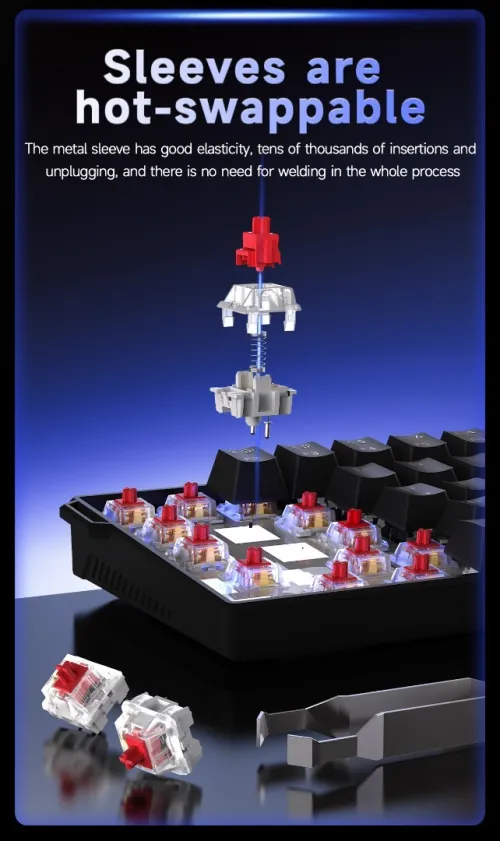 Clavier AJAZZ NK61 Mechanical Keyboard Red switches