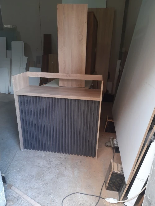 cuisine sur mesure hi-gloss et MDF