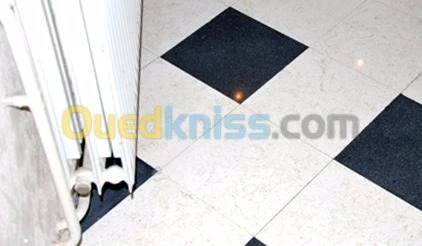 ponçage et lustrage  de marbre et carl