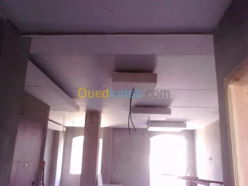 placo platre BA13  PVC  FAOUX PLAFOND 