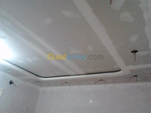 placo platre BA13  PVC  FAOUX PLAFOND 