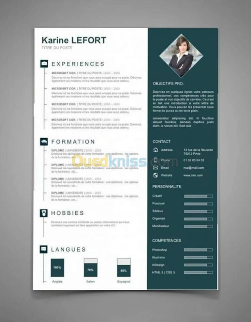 saisie et traitment des mémoires et CV