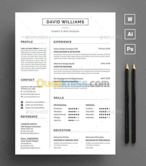 saisie et traitment des mémoires et CV