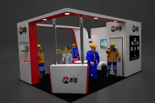 Design global  Conception 3D de stand