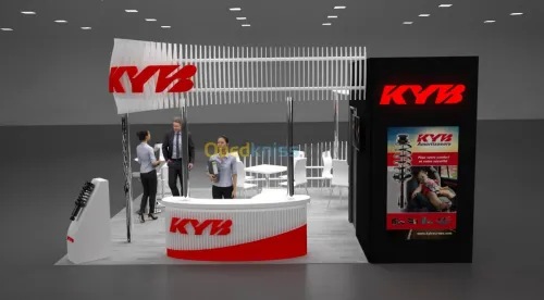 Design global  Conception 3D de stand