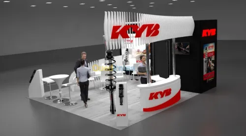 Design global  Conception 3D de stand