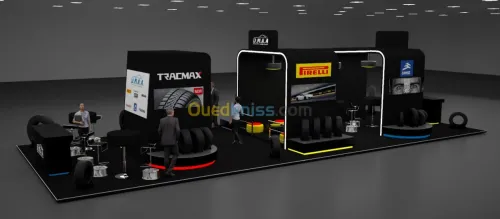 Design global  Conception 3D de stand