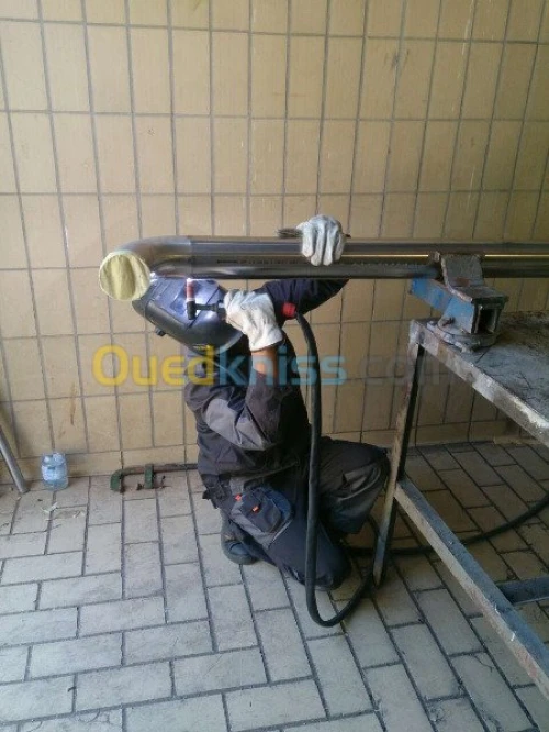 traveaux inox fabrication et montage