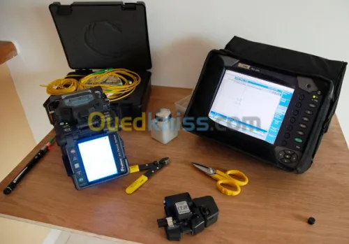 Raccordement et test fibre optique