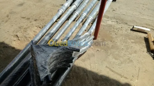 Fabrication des Supports d'éclairag BS