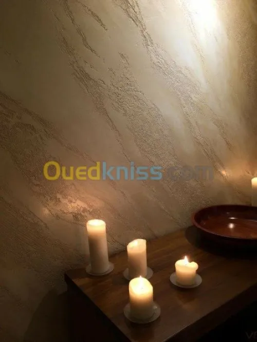 placoplatre et peinture deco