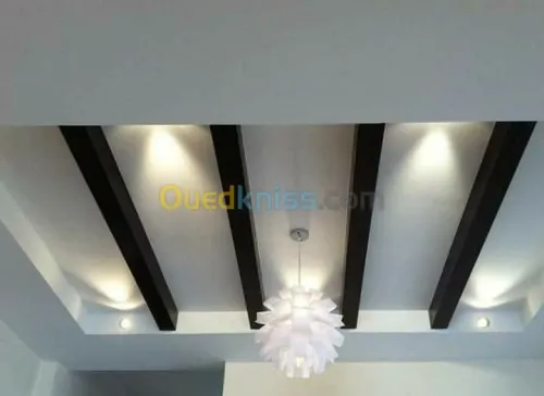 placoplatre et peinture deco