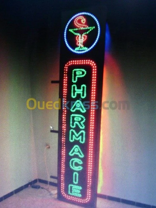 Enseigne lumineuse led pharmacie