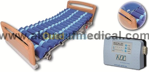Surmatelas à air anti-escarres à tube.