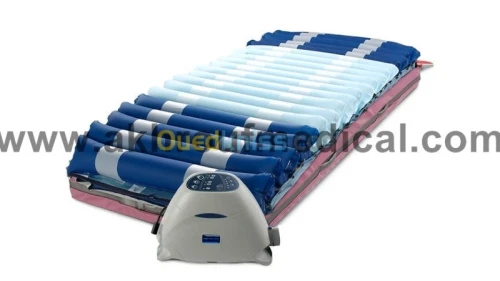 Surmatelas à air anti-escarres à tube.