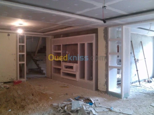 placo platre et peinture