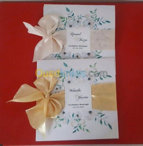 cartes d'invitations 