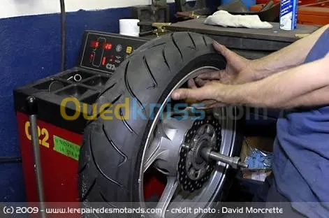 Equilibrage roue moto 