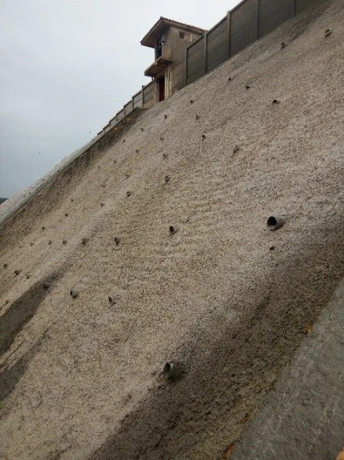 Blindage , forage et béton projeté  