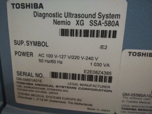 Echographe nemio xg