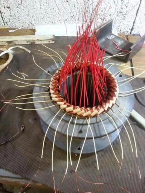 Rebobinage des moteur électrique