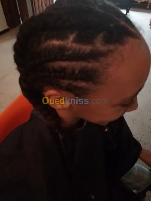 coiffeuse les tress africain