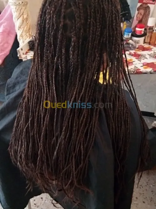 coiffeuse les tress africain