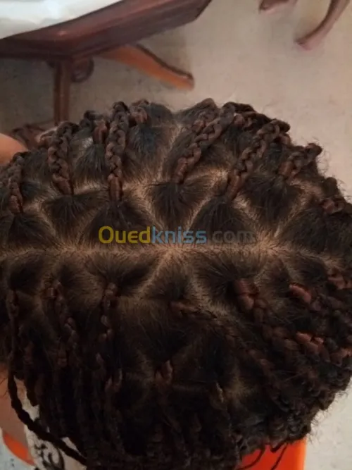 coiffeuse les tress africain