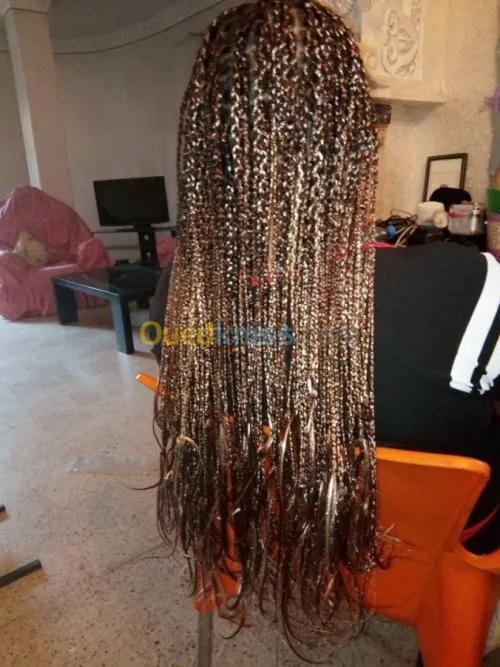 coiffeuse les tress africain