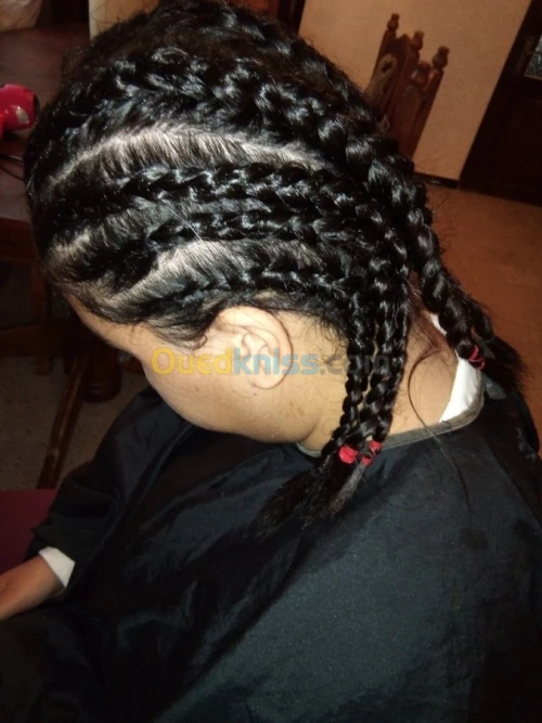 coiffeuse les tress africain