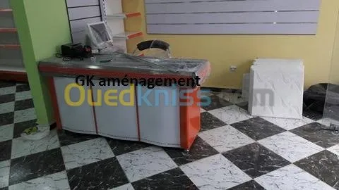 Rayonnage supérette très bonne finition  