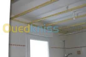 Pose faux plafond pvc