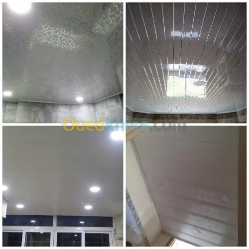 Faux plafonds ( PVC & Placoplâtre ) 