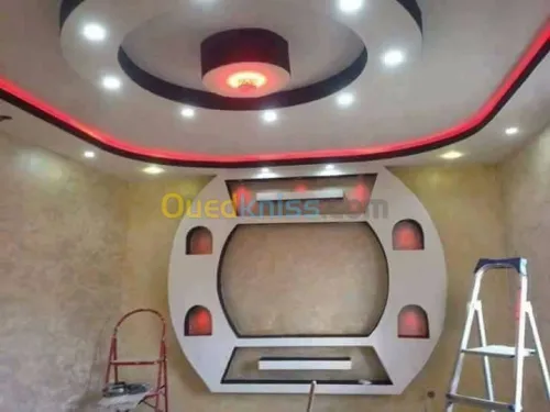 PLACOPLATRE ET PVC ET DEMENTABLE