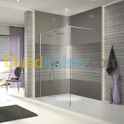 Cabine de douche - sablage du verre 