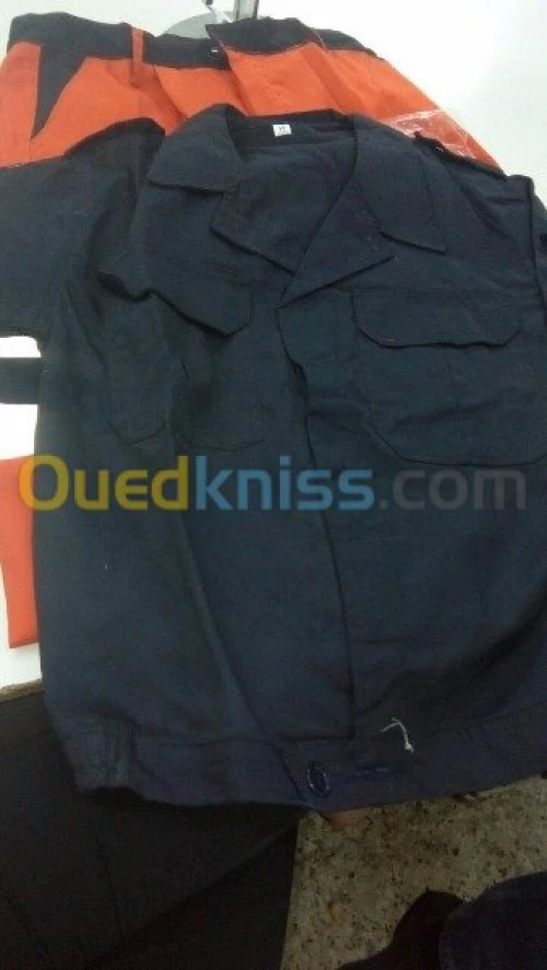 Confection vêtements de travail. 