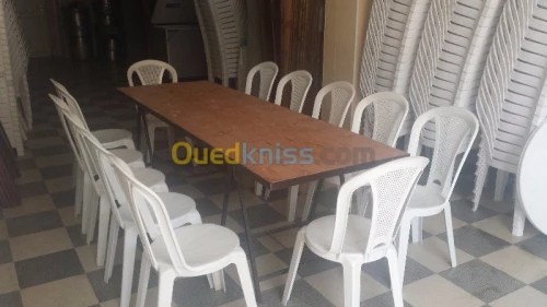 Location de chaises et tables