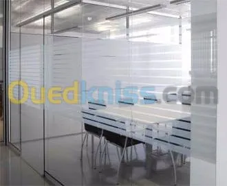 Vitrine en verre trempé