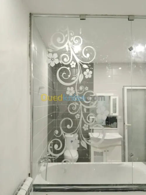 Cabine de douche italienne en verre