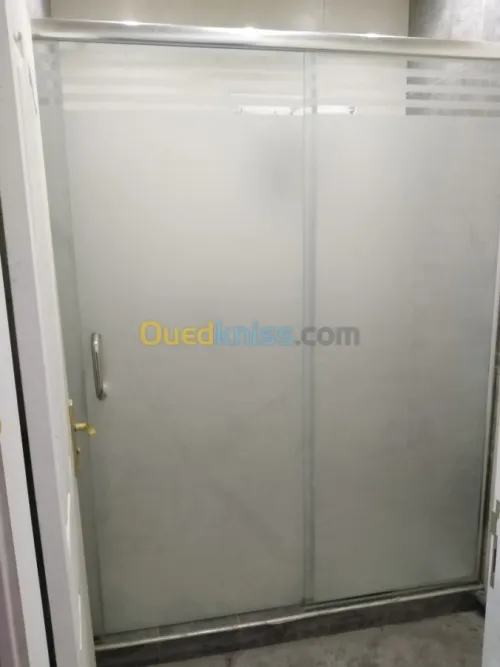 Cabine de douche italienne en verre