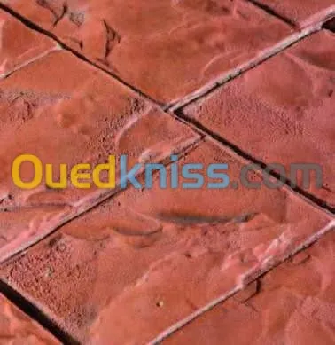 Béton imprimé
